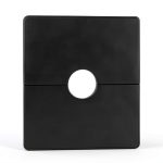 PEOVLVN Shower Flange Cover ABS Black Hole Cover Plate-0