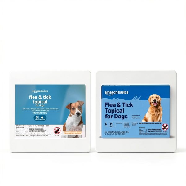 Amazon Basics Flea Tick Treatment Medium Dogs Fast Acting-1