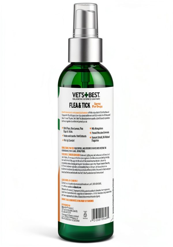 Simple Solution Natural Flea Tick Spray for Dogs 8 oz-1