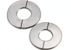 Bruislard Silver Faucet Flanges Stainless Steel Pipe Covers-0