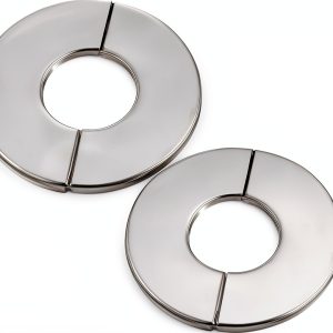 Bruislard Silver Faucet Flanges Stainless Steel Pipe Covers-0
