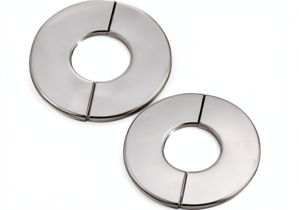 Bruislard Silver Faucet Flanges Stainless Steel Pipe Covers-0