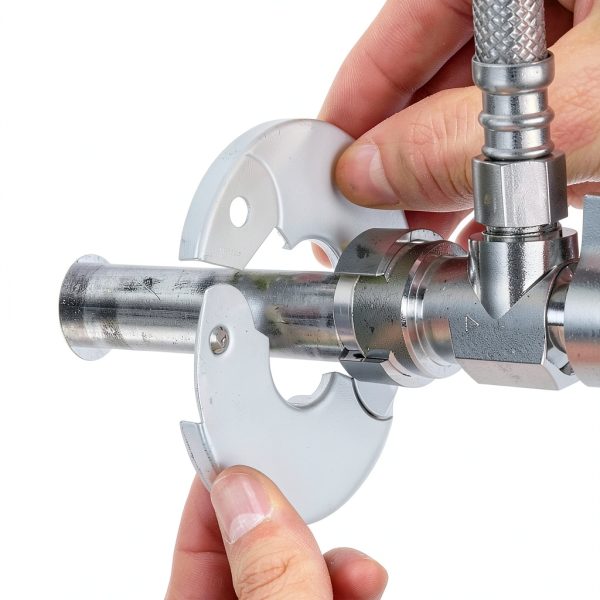Faucet Flange SUPPLYGIANT Chrome Alloy Steel 12 Pack-4