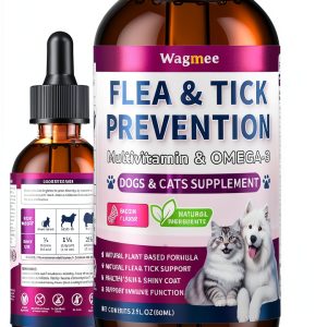 Wagmee Flea Drops Natural Prevention for Dogs Cats-0