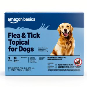 Amazon Basics Flea Tick Treatment Medium Dogs Fast Acting-0