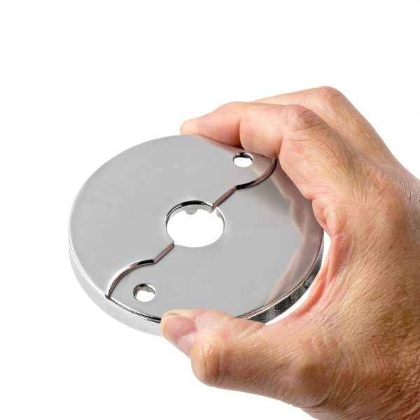 Faucet Flange SUPPLYGIANT Chrome Alloy Steel 12 Pack-5
