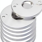 Avalon Chrome Faucet Flange 3-1/2 Inch Circular Escutcheon-0