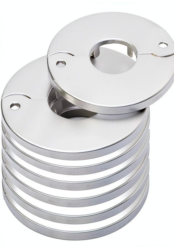 Avalon Chrome Faucet Flange 3-1/2 Inch Circular Escutcheon-0