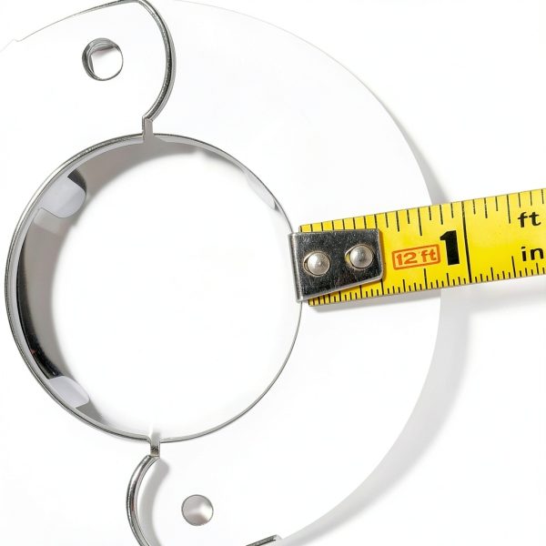 Avalon Chrome Faucet Flange 3.60 Inch Circular Escutcheon-2
