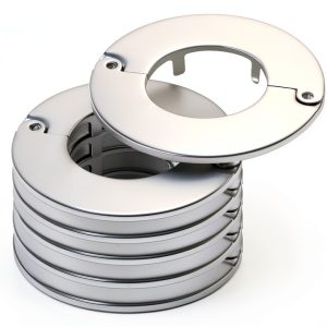 Avalon Chrome Faucet Flange 3.60 Inch Circular Escutcheon-0