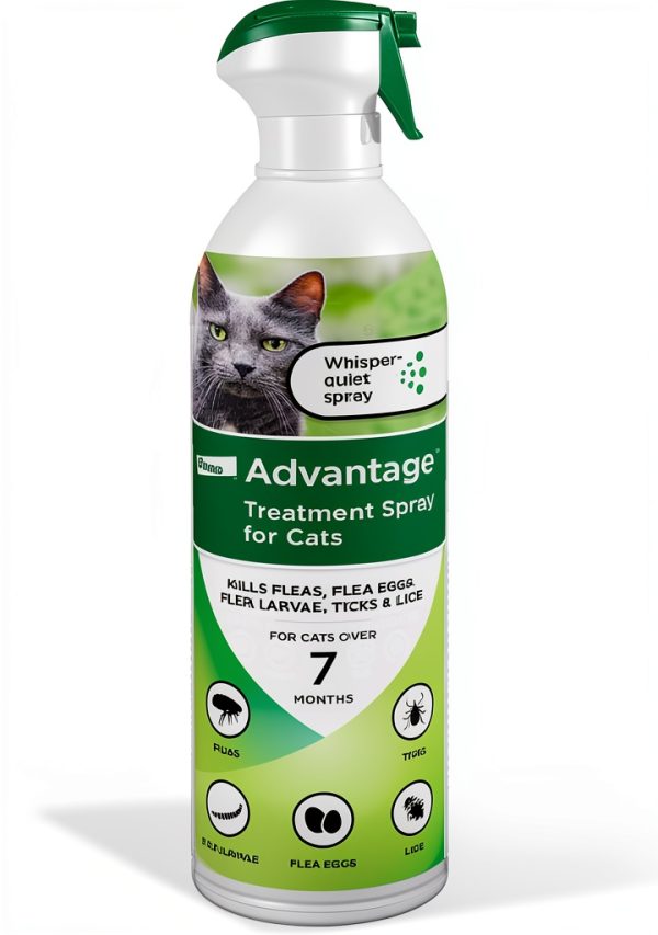 Elanco Advantage Flea Spray for Cats Kills Fleas Ticks-0