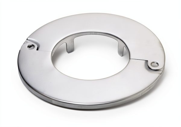 Avalon Chrome Faucet Flange 3.60 Inch Circular Escutcheon-1