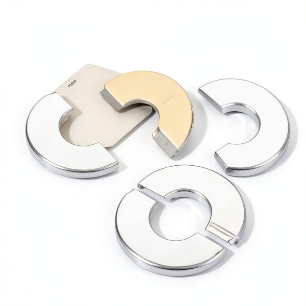 Bruislard Silver Faucet Flanges Stainless Steel Pipe Covers-4