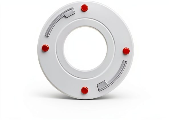 Oatey 3 Inch Toilet Flange PVC White Floor Mounted-5