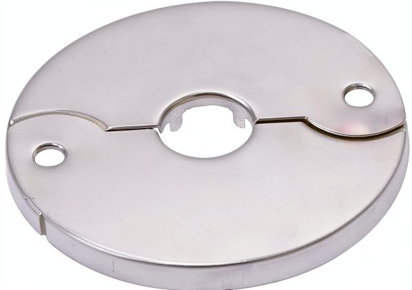 Avalon Chrome Flange Floor Ceiling Plates Metal 6-Pack-4