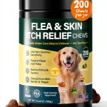 KLOMKMCL Dog Flea Chewables Natural 3in1 Prevention for All-0