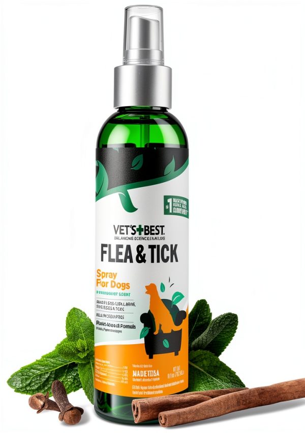 Simple Solution Natural Flea Tick Spray for Dogs 8 oz-0