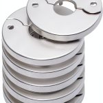 Avalon Chrome Faucet Flange Metal Floor Plate 2-3/4 Inch-0