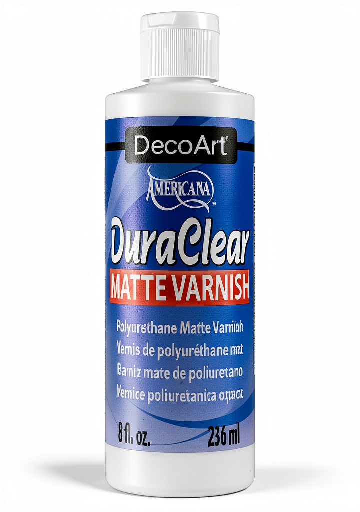 Applying DuraClear Varnish to a wooden table