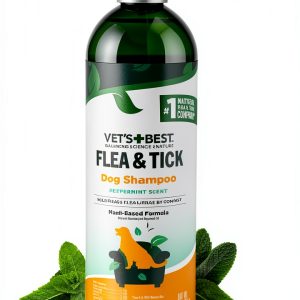 Vets Best Natural Flea Tick Shampoo Dogs Puppies-0