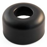 Faucet Flange Matte Black Brass Kingston PFLBELL1140-0