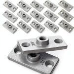 Xthrotsenk Ceiling Hanger Galvanized Iron 20 Pack 3/8 Thread-0