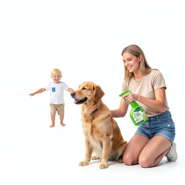 GoneNaturally Flea Spray for Dogs Cats Natural Pest Control-1