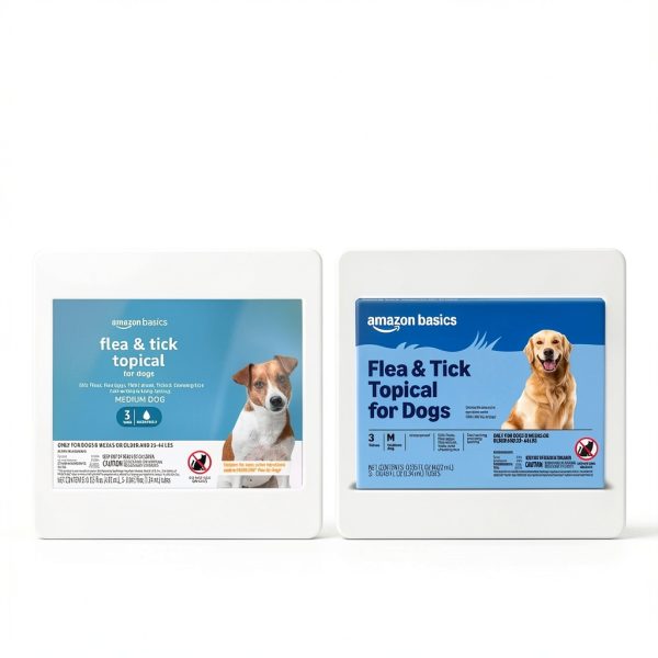 Amazon Basics Flea Tick Treatment Medium Dogs Fast Acting-1