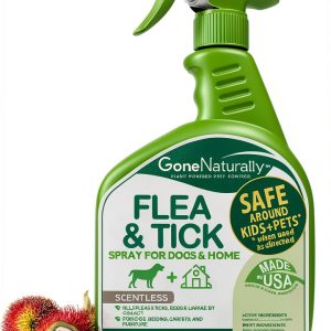 GoneNaturally Flea Spray for Dogs Cats Natural Pest Control-0