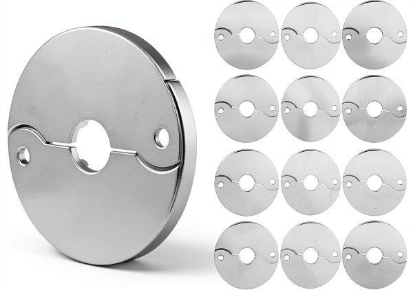 Faucet Flange SUPPLYGIANT Chrome Alloy Steel 12 Pack-0