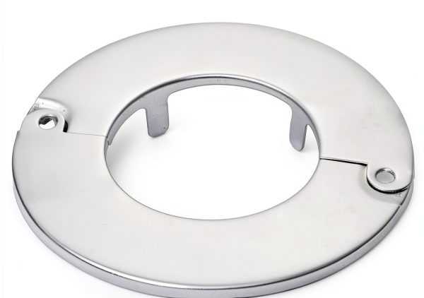 Avalon Chrome Faucet Flange 3.60 Inch Circular Escutcheon-3