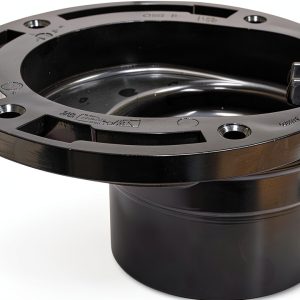 Jones Stephens Black Plastic Faucet Flange 3 Inch Diameter-0