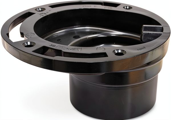 Jones Stephens Black Plastic Faucet Flange 3 Inch Diameter-0