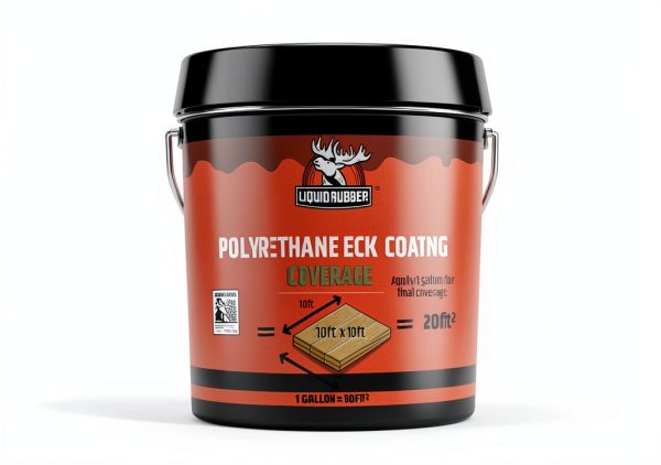 Polyurethane Deck Coating Liquid Rubber 1 Gallon-5