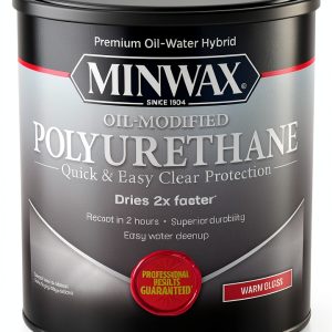 Minwax Water Based Polyurethane Gloss 1 Quart-0