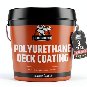 Polyurethane Deck Coating Liquid Rubber 1 Gallon-0