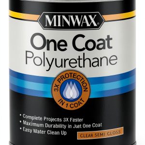 Minwax One Coat Polyurethane Protective Finish Quart-0