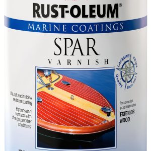 Marine Spar Varnish Rust-Oleum 1 Quart Gloss Clear UV Resistant-0