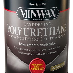 Minwax Polyurethane Wood Finish Semi-Gloss 1 Quart Fast Dry-0