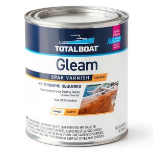 Marine Varnish TotalBoat 2K Spar Gloss Satin Pint to Gallon-0