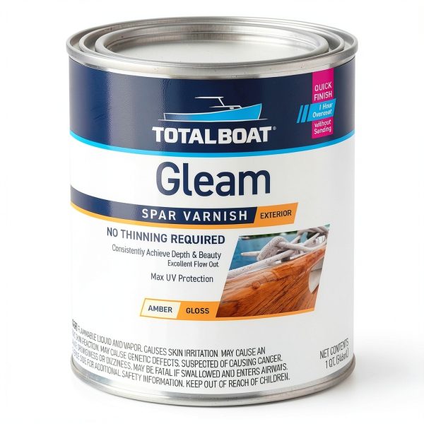 Marine Varnish TotalBoat 2K Spar Gloss Satin Pint to Gallon-0