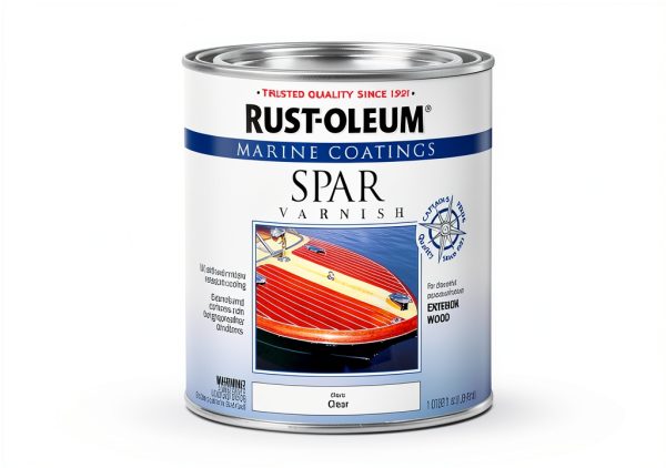 Marine Spar Varnish Rust-Oleum 1 Quart Gloss Clear UV Resistant-2