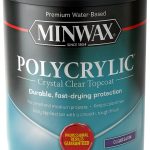 Minwax Polycrylic Satin Clear Protective Finish 1 Quart Water Based-0