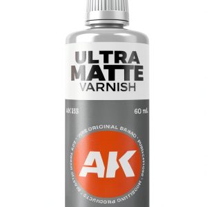 AK-Interactive Ultra Matte Varnish 60ml Finish for Miniature Paints-0