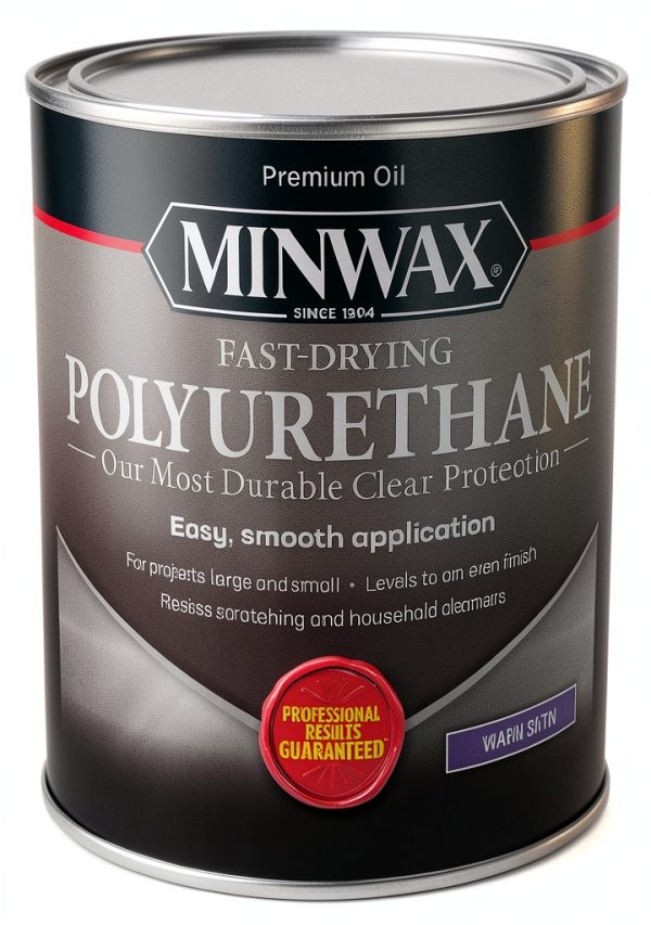 Minwax Oil Wood Finish 32oz Fast Clear Topcoat-0