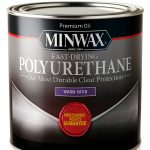 Minwax Fast Drying Polyurethane ½ Pint Warm Satin Wood Finish-0