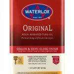 Waterlox Satin Finish 1 Quart Wood Stain Medium Sheen Protective-0