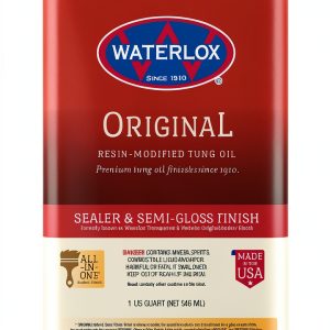 Waterlox Satin Finish 1 Quart Wood Stain Medium Sheen Protective-0