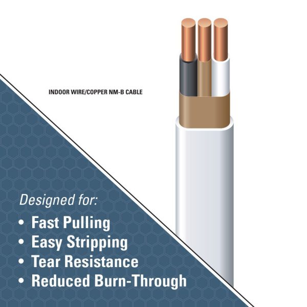 Southwire 250ft 14/2 WG NM-B Cable – Romex SIMpull, 600V, 90°C-2