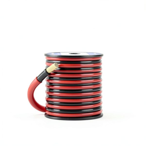 18 AWG CCA 2‑Conductor Wire 100FT Red/Black – PUDKLE PVC Cable-3